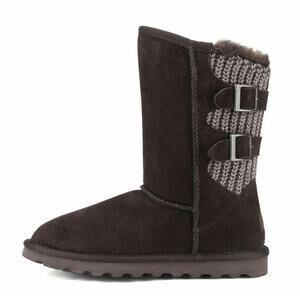 DreamPairs Sherpa Boots Women Size US 9 UK 7 EU 40 Sweaty Buckle Winter Cozy